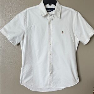 Polo by Ralph Lauren White Casual Button Down Shirt